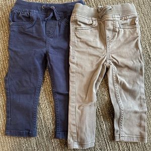 Lot of 2 pairs Hannah Anderson Toddler Kick Start Slim Pants 2T